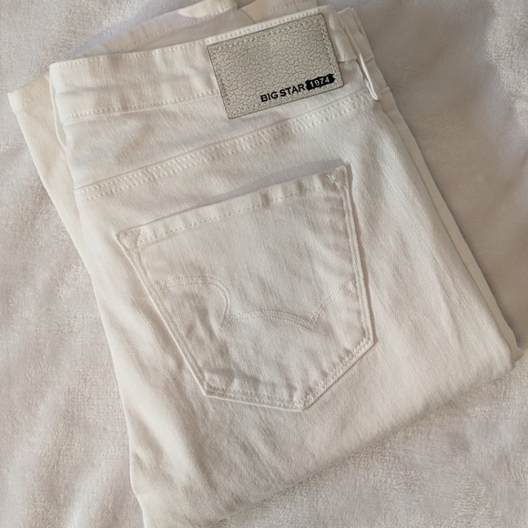 White Big Star Straight Jeans - Picture 4 of 8